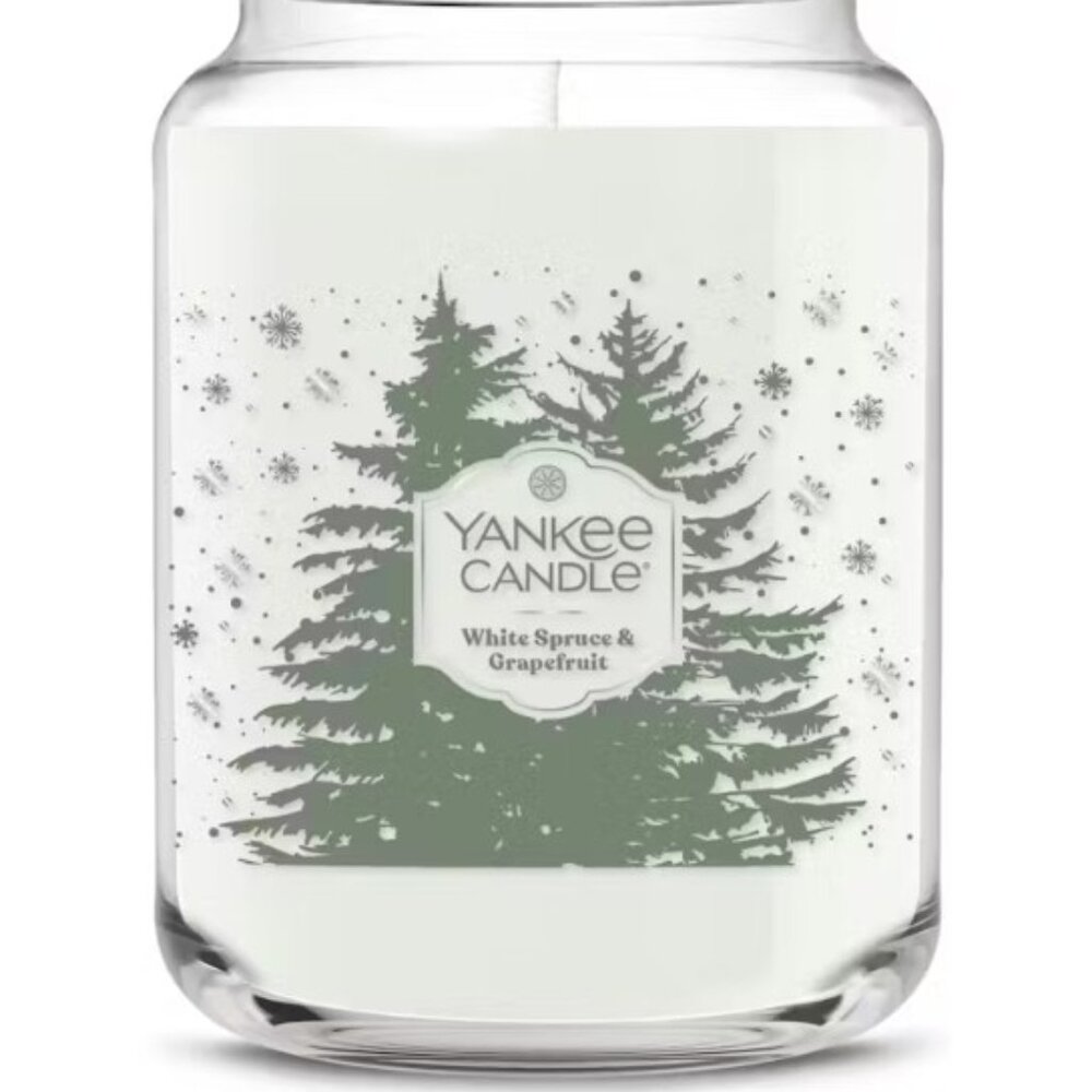 Yankee Candle 22oz White Spruce & Grapefruit